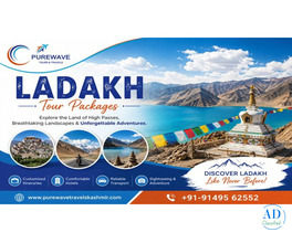 Book Ladakh Tours Packages for Couples at Purewave Tours &Travels