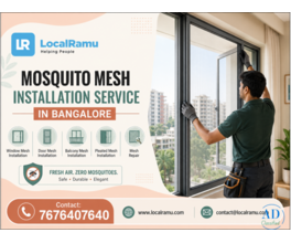Professional Mosquito Mesh Service in Bangalore with LocalRamu