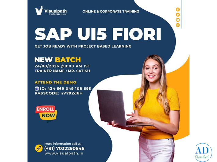 SAP UI5 Fiori New Batch Starts with Expert Training