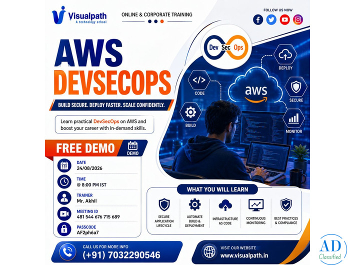 Free Demo AWS DevSecOps Course: Learn Cloud Security Skills