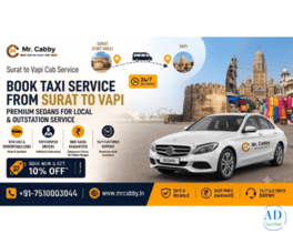 Surat to Vapi Cab – Plan Your Outstation Trip with Ease