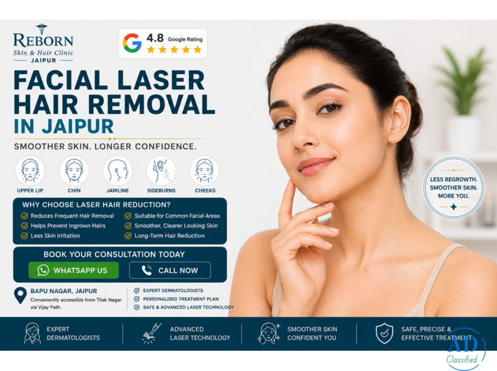 Facial Hair Laser Removal near Tilak Nagar Jaipur