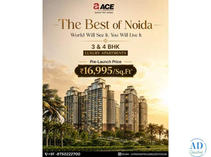 ACE Arte – Contemporary Luxury in Sector 150, Noida