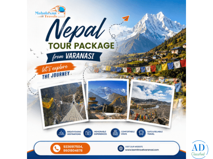 Nepal Tour Package from Varanasi for Holidays