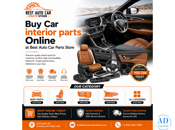 Buy Car interior parts Online at Best Auto Car Parts Store