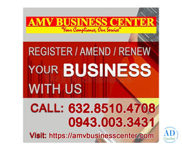 Business Registration, Retirement, Amendment, Change or Transfer of Ownership