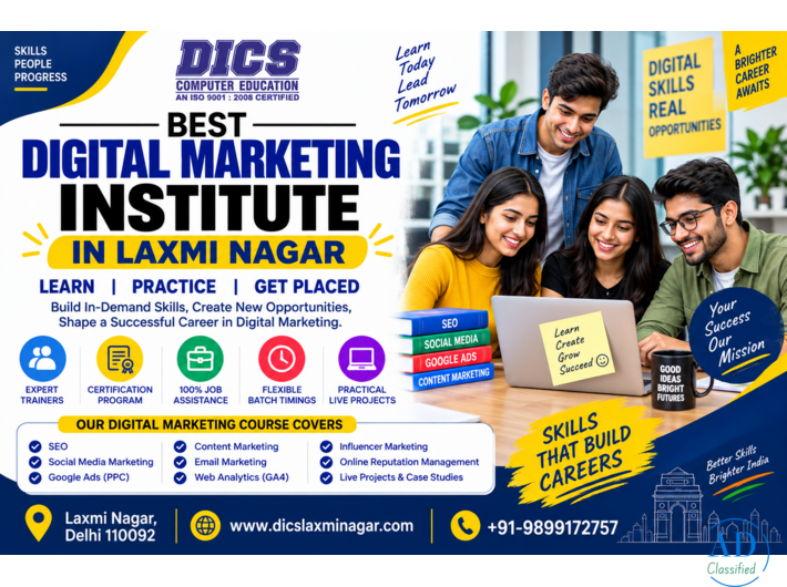 Best Digital Marketing Institute in Laxmi Nagar | Learn Digital Marketing