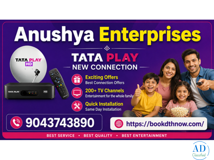 Tata Play New Connection in Nagapattinam | Anushya Enterprises