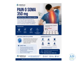Pain O Soma 350mg (Carisoprodol) – Buy for Acute Pain Relief