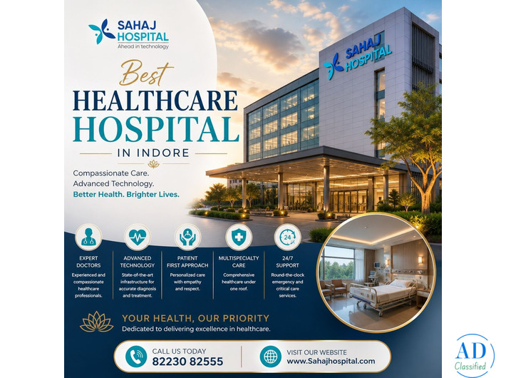 Best Healthcare Hospital in Indore - Sahaj Hospital