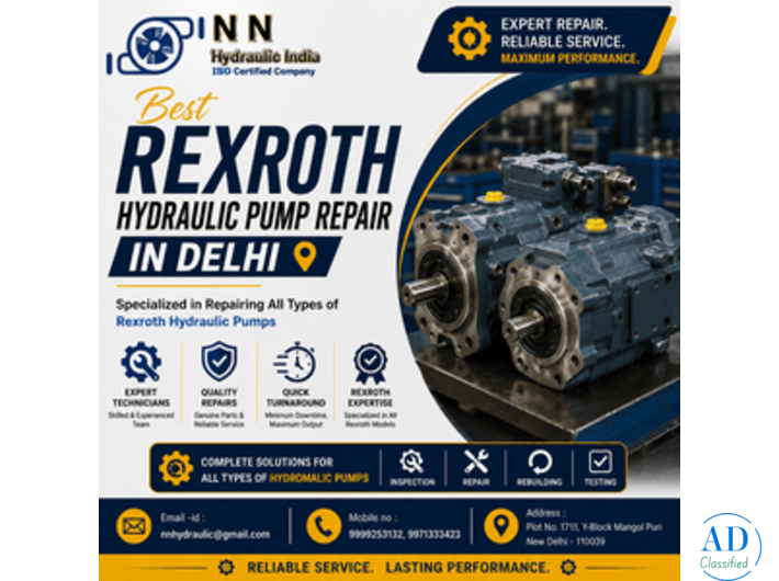 Best Rexroth Hydraulic Pump Repair in delhi