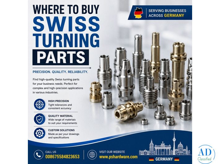 Where to Buy Swiss Turning Parts in Germany | PS Hardware
