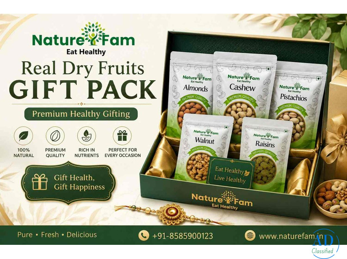 Real Dry Fruits Gift Pack – Premium Healthy Gifting | Naturefam