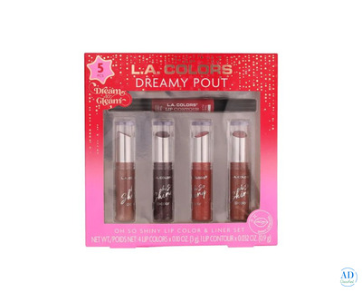 L.A. Colors 5 Pcs Dreamy Pout Lip Balm Set Online at HOK Makeup