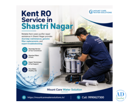 Kent RO Service in Shastri Nagar