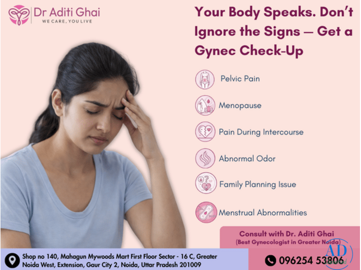 Best Gynecologist in Gaur City – Don’t Ignore the Warning Signs