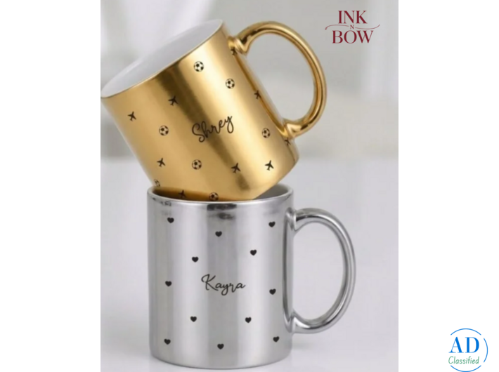 Custom Engraved Gift Buy Personalized Metallic Mug Online - ink n bow
