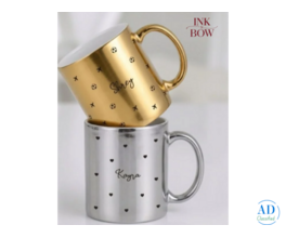 Custom Engraved Gift Buy Personalized Metallic Mug Online - ink n bow