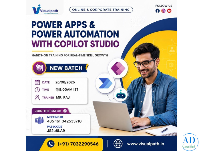 Power Apps & Power Automate New Batch Starts Soon