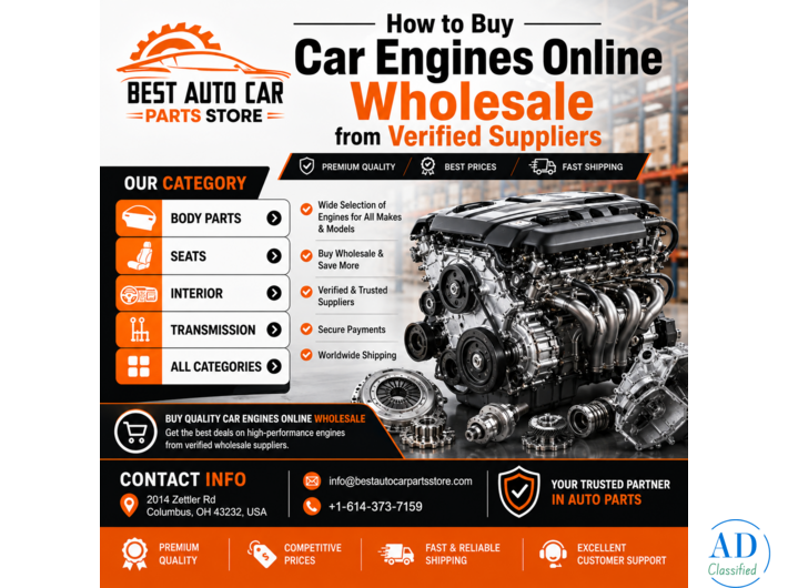 How to Buy Car Engines Online Wholesale from Verified Suppliers