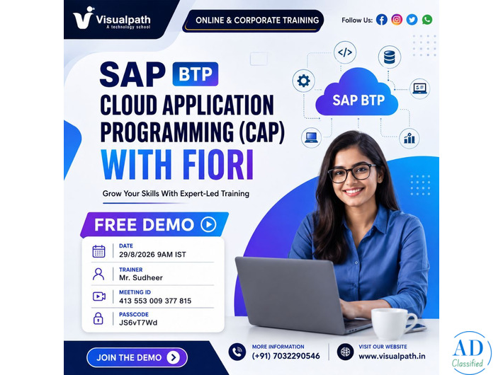 SAP BTP CAP with Fiori Free Demo Class