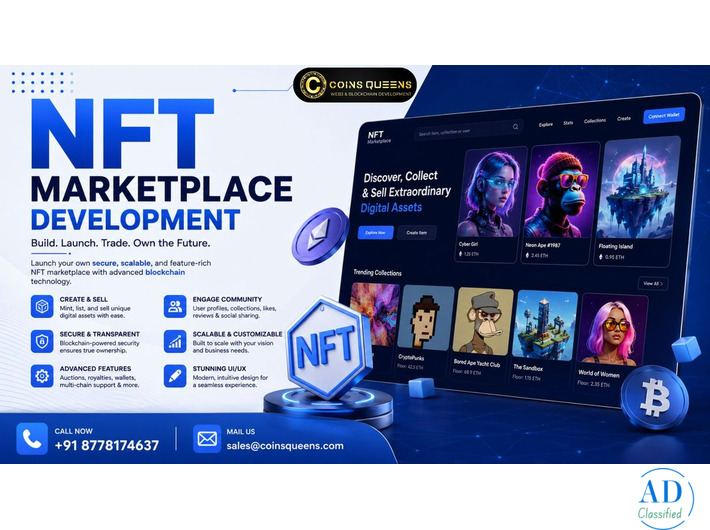 Trusted NFT Marketplace Development for Business Growth