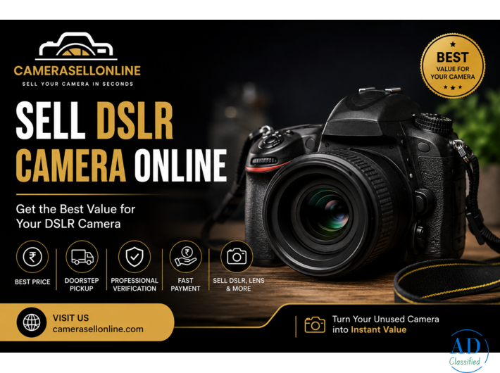 Sell DSLR Camera Online – Get Value for Your Used Camera