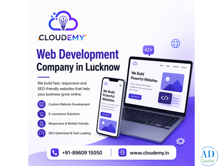 Web Development Company in Lucknow - Cloudemy