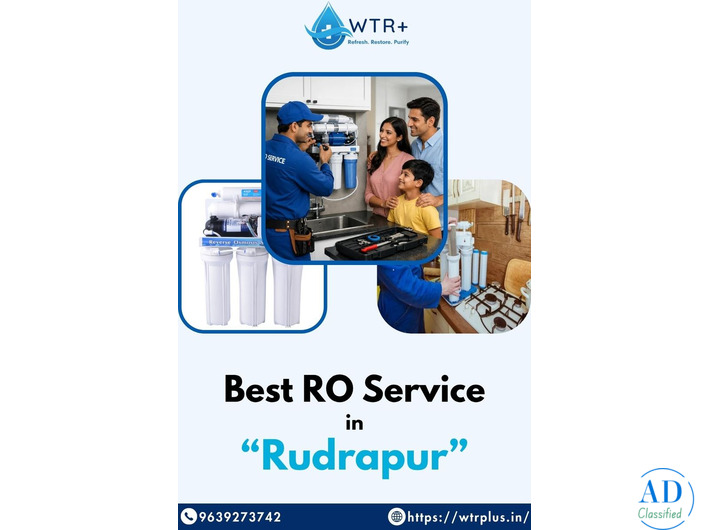 Best RO Service in Rudrapur for Reliable Water Purifier Solutions