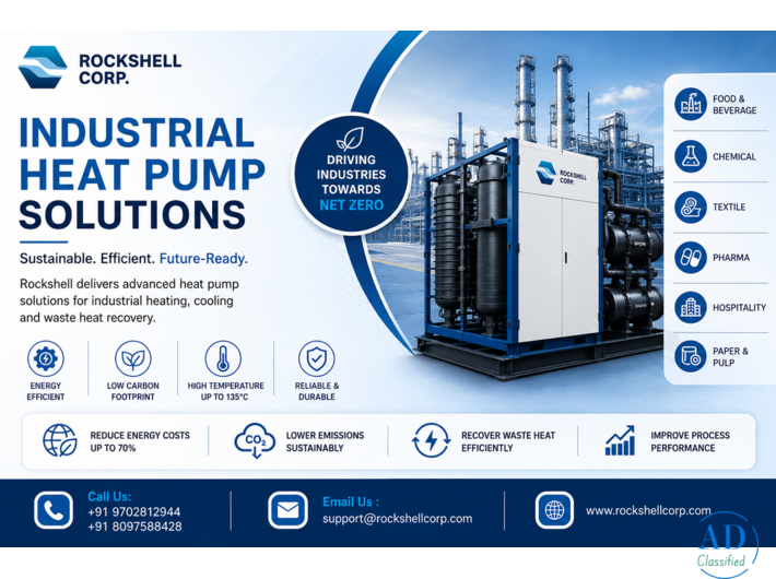 Heat Pump Manufacturer India for Sustainable Industrial Heating