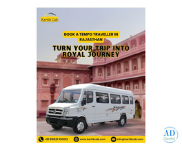 Luxury Tempo Traveller Rental in Rajasthan for Comfortable Group Travel