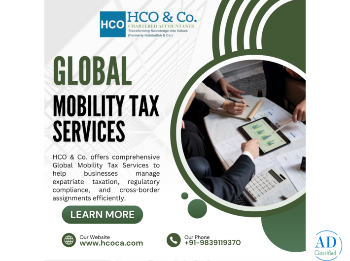 Global Mobility tax Services for Easier International Assignment Planning