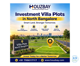 Investment Villa plots in North Bangalore | Houzbay Real Estate Consulting