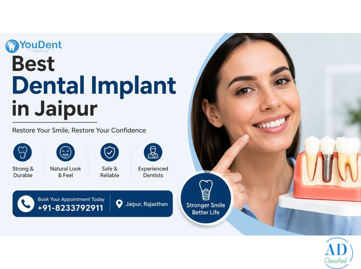 Best Dental Implant in Jaipur – Get Your Perfect Smile Today!