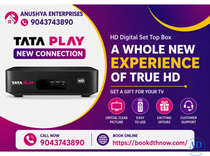 Tata Play New Connection in Karur