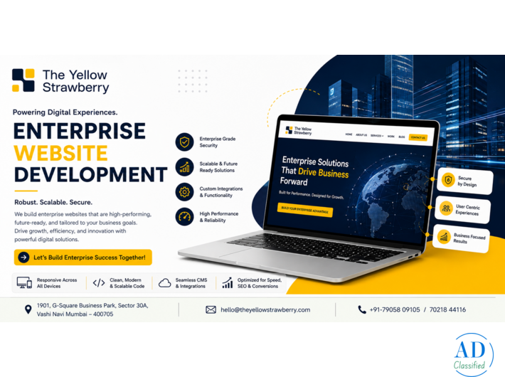 Enterprise Web Development Company in Mumbai | The Yellow Strawberry