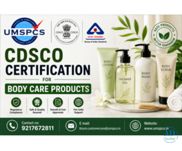 CDSCO Certification for Body Care Products