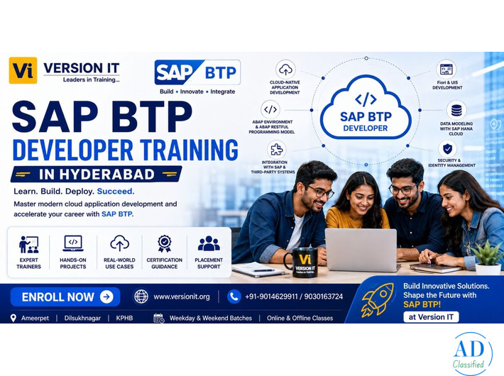 SAP BTP Developer Training in Bangalore – Version IT
