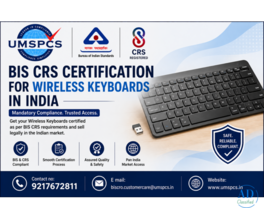 BIS CRS Certification for Wireless Keyboards in India