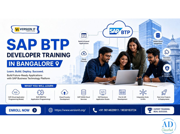 SAP BTP Developer Training in Bangalore – Version IT