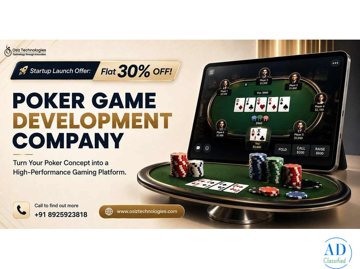 Want to Start a Poker Gaming Business? Get 30% OFF