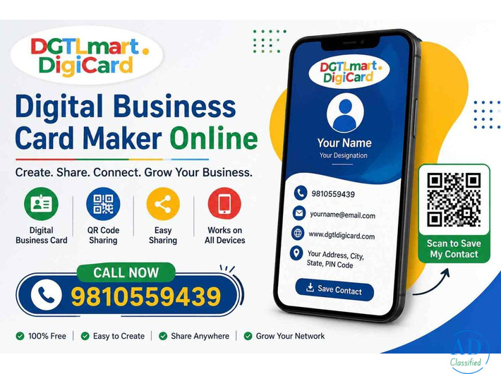 Free Digital Business Card Maker Online | DGTL DigiCard