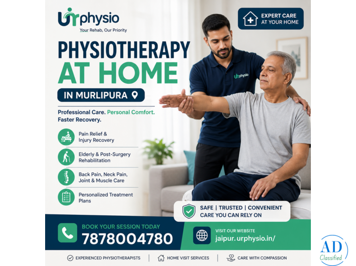 Physiotherapy Treatments at Home in Jaipur — Ortho, Neuro & Post-Surgery Care