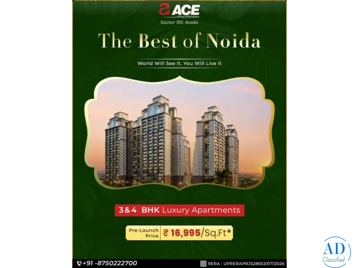 ACE Arte – Premium Homes in Sector 150, Noida