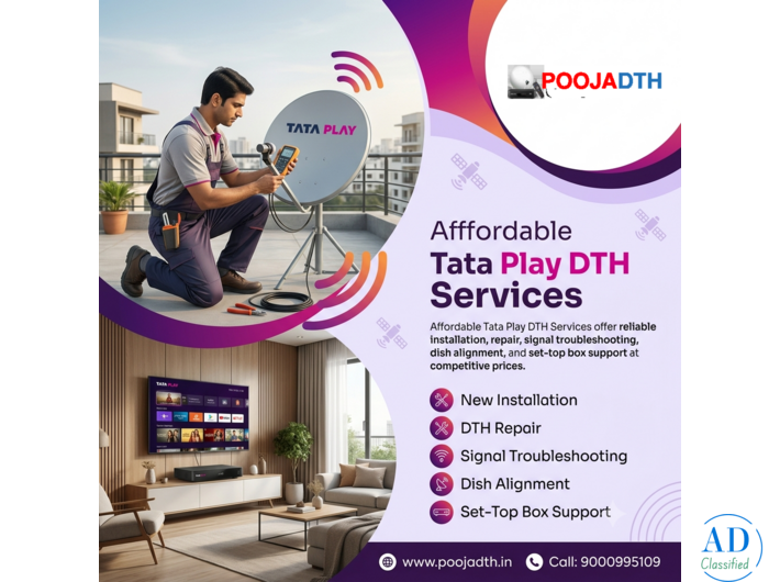 Affordable Tata Play DTH Services