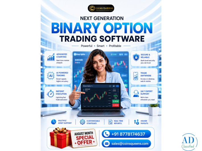 Binary Options Trading Software Development - August End Offer
