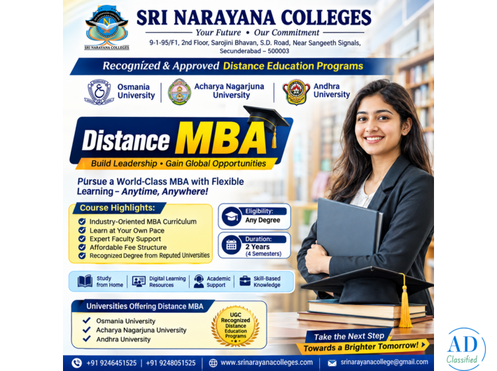MBA without ICET - Sri Narayana College