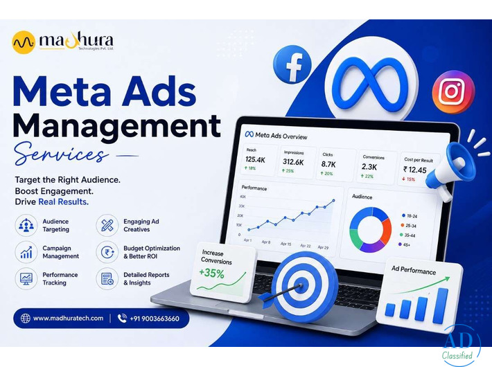 Targeted Meta Ads Management Services in Coimbatore | Madhura Technologies