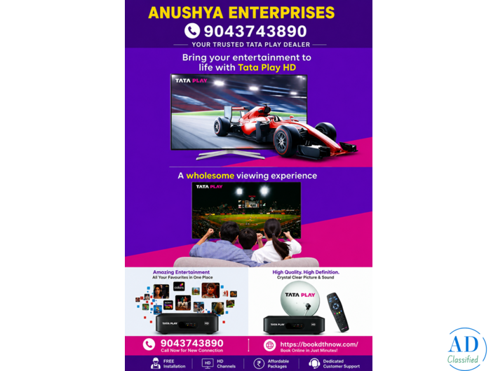 Tata Play New DTH Connection Offers in Tindivanam |