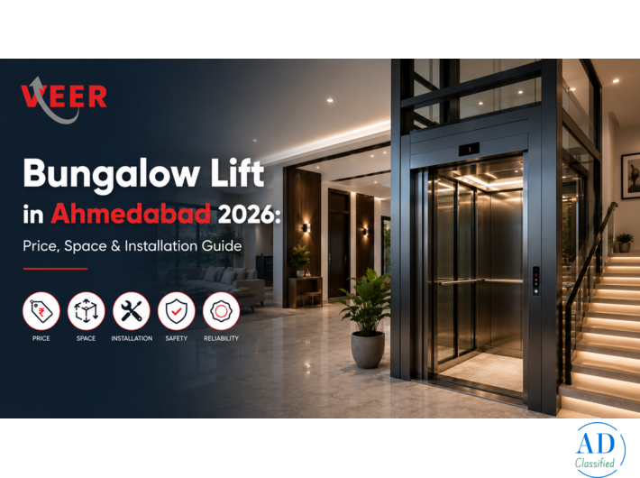 Bungalow Lift Installation in Ahmedabad -Veer Elevator Solution